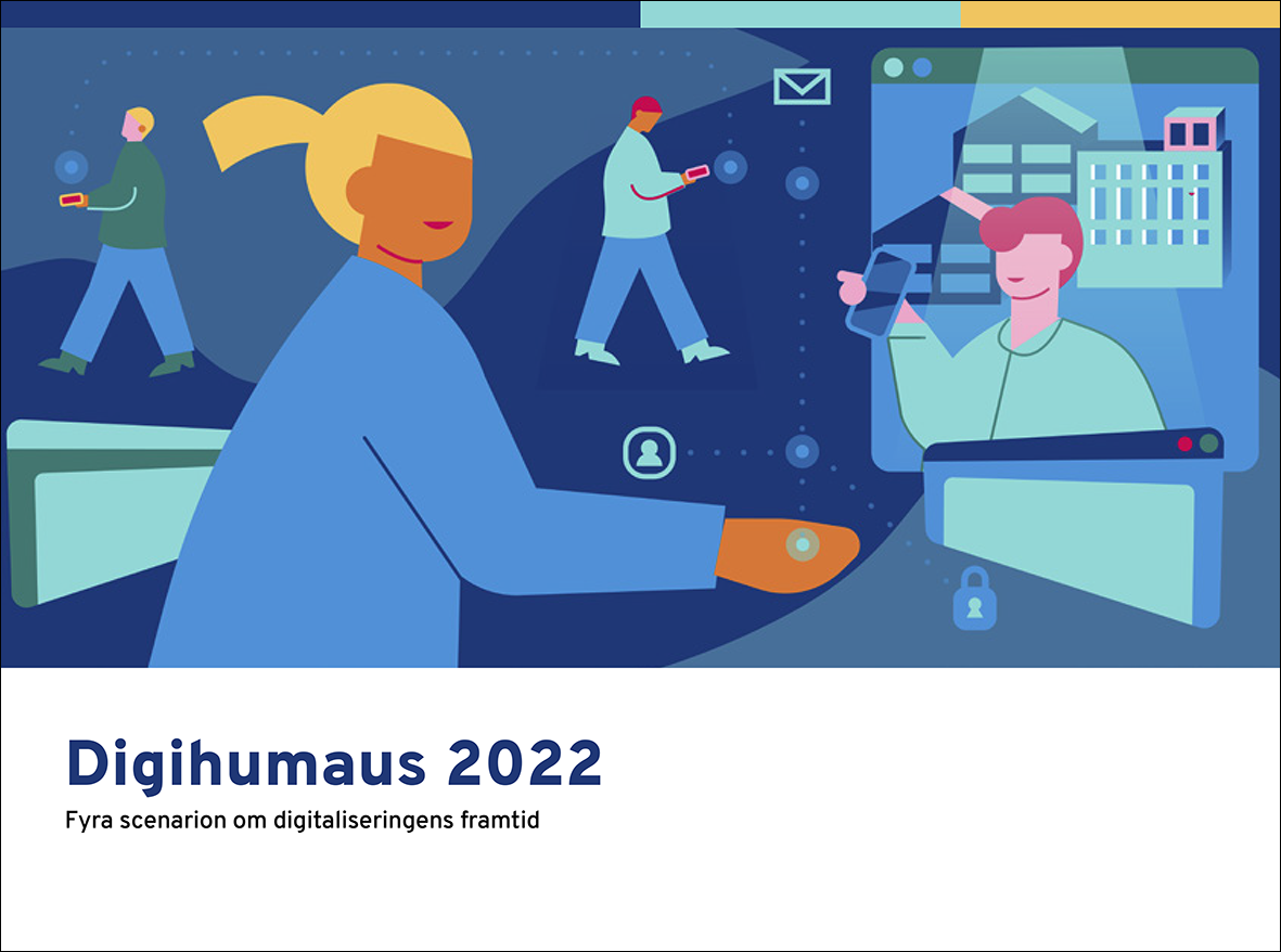 Bilden: Framsida av Digihumaus-rapporten 2022