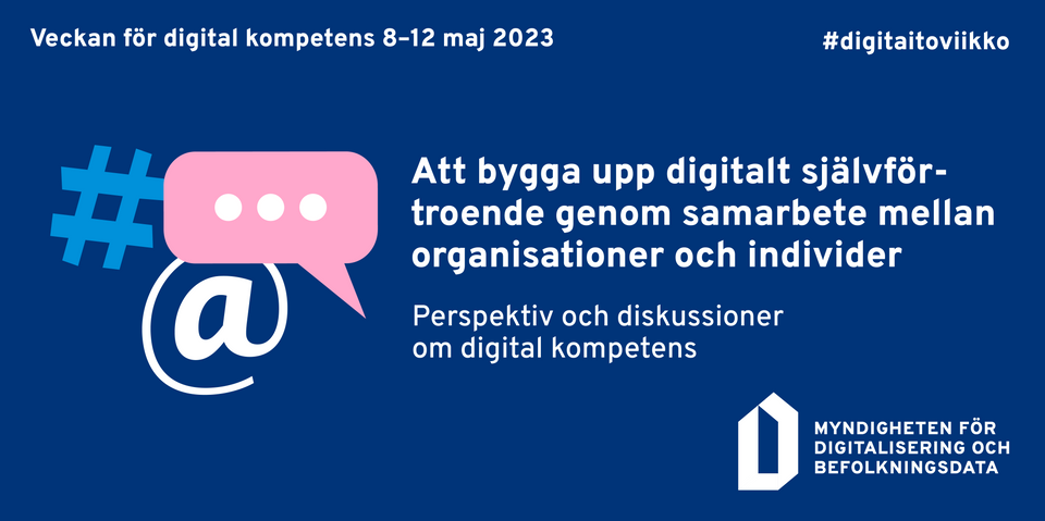 Banner: Veckan för digital kompetens 8.-12.5.2023