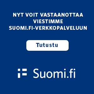 Suomi.fi-viestien verkkobanneri, neliön muotoinen