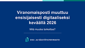 Kuvituskuvassa havainnekuva Powerpoint-esityksen avausdiasta