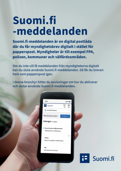 Brochyr: Suomi.fi-meddelanden aktivera och inaktivera tjänsten